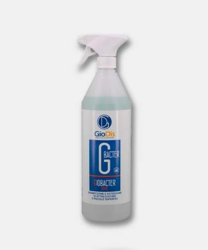 Gio B Spray - Disinfettante spray rapido in base acquosa, per la disinfezione rapida di superfici e dispositivi medici.