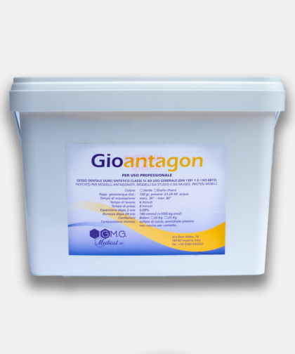 Gioantagon - Gesso dentale duro sintetico classe IV ad uso generale (DIN 1391 1-3 / ISO 6873)